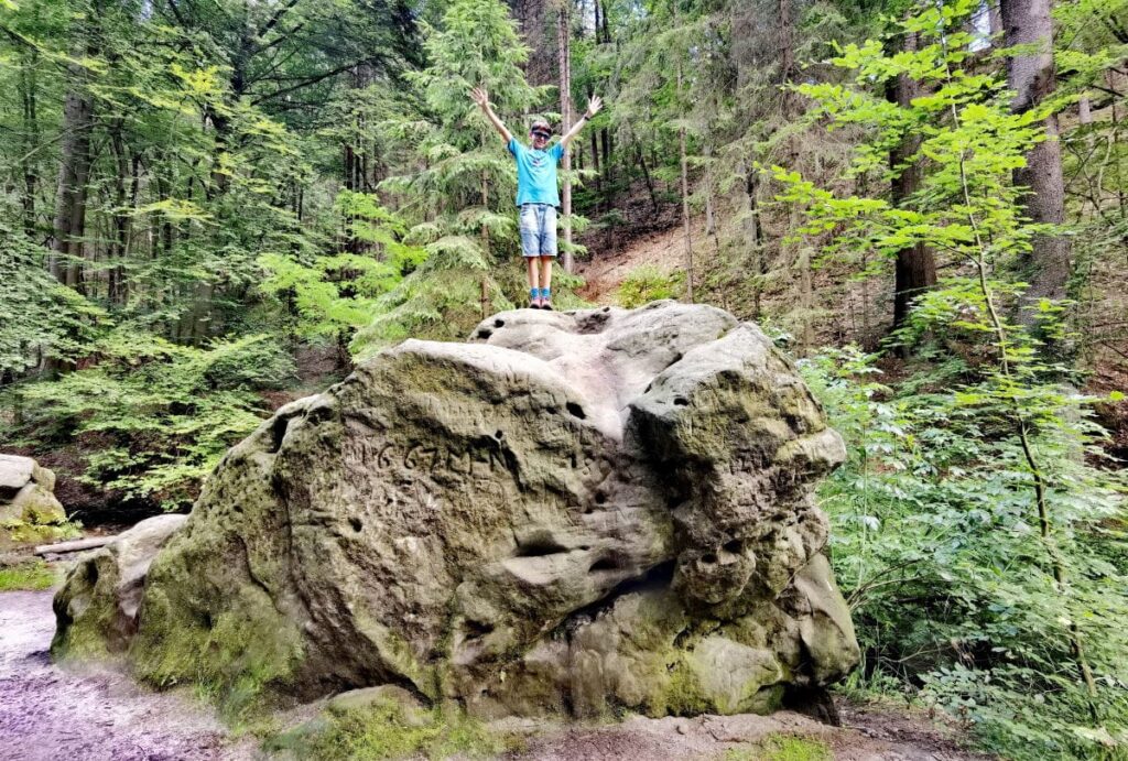 Schwedenlöcher Wanderung mit Kindern