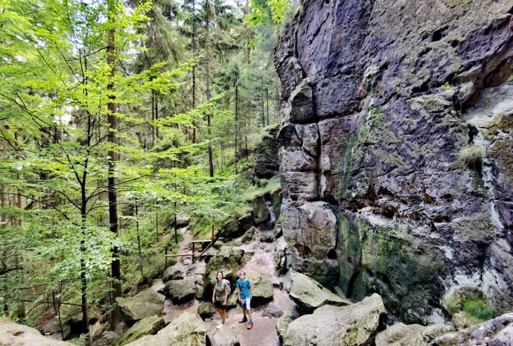 Die Schwedenlöcher sind eines der schönsten Naturwunder in der Sächsischen Schweiz