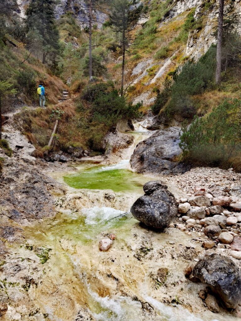 Die Aschauer Klamm mit den vielen Gumpen