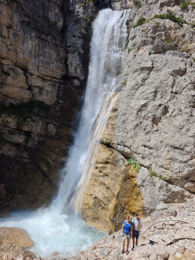 Cascate di Fanes in der Gola di Fanes